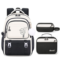 New Stylish Elementary School Backpack Cute Kids Backpack  Casual 3  piece Set
