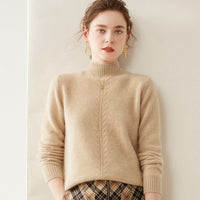 Cashmere Knitted Bottoming Shirt