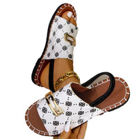 Plus Size With Round-toe Sandles Flat Bottom