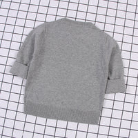 Boys And Girls Solid Color Sweater Pullover Sweater