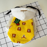 Fleece Hooded Sweater Clothes Pet Cat