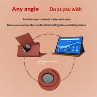 Drop-resistant Leather Tablet Case That Supports Both Landscape And Portrait Orientations