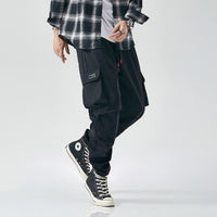 Japanese Trendy Brand Men's Casual Pants Multi-pocket