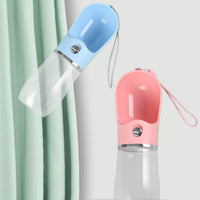 Plastic Pet Water Cup Portable For Outdoor Travel
