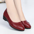 Womens Casual Round-toe Minimalist Low-heeled Shoes