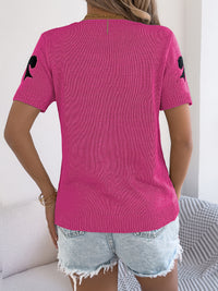 Womens Casual Sexy Color Block Bow Tie Knit Vacation Cardigan