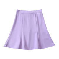Women's Large Swing All-match Solid Color High Waist Skirt