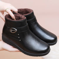 Soft-soled Non-slip Flat-bottomed Plus Velvet Women's Shoes