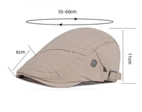 Retro Literary Casual Personality Stitched Beret
