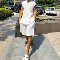 Casual Sweater Suit Men's Summer Loose Vest