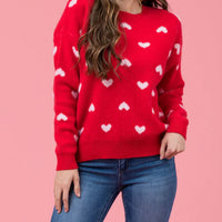 Love Loose-fitting Women's Sweater Pullover Winter