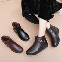 Soft-soled Non-slip Flat-bottomed Plus Velvet Women's Shoes