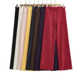 New Winter Fleece-lined, Extra-thick Warm Casual Straight-leg Pants