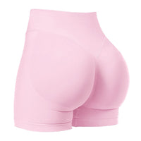 Seamless Three-panel Outerwear Sports Shorts For A Peachy Butt