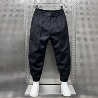 Autumn And Winter Draping Woolen Wide-leg Pants
