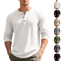 Henry Long Sleeve Retro Bottoming T-shirt