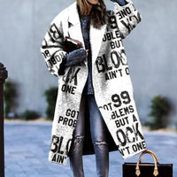 Women's Long Sleeve Turn-down Collar Coat Coat