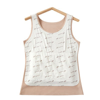 Round-neck Sleeveless Thickened Antibacterial Seamless Thermal Vest