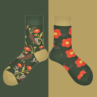 Medium Tube Mandarin Duck Feet Net Red Cotton Cartoon Tide Women Socks