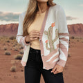Women's All-Match Abstract Loose Long-Sleeve Sweater