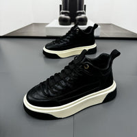 Sports And Leisure Men's Versatile Thick Bottom Hight Increasing Board Shoes
