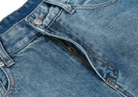 Washed Gradient Wide-leg Jeans Vintage Men's Clothing