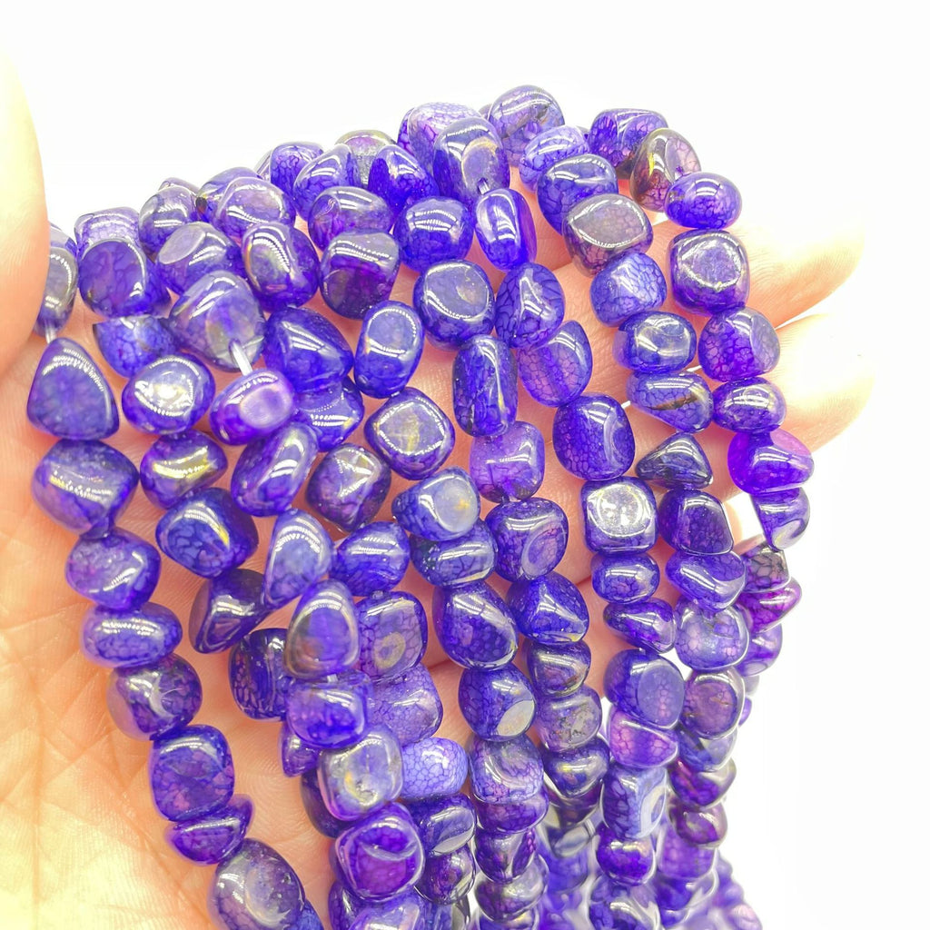 Natural Colored Agate Shaped Scattered Beads