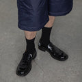 Men's Solid Color Versatile Simple Open Leather Shoes