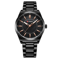 Mens Simple Business Waterproof Bar-Clasp Watch