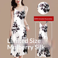 Women's Silk Sleeveless Base Skirt For Outerwear And Layering