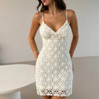 Slim-fit Strap Elegant Dress Womens Fashion