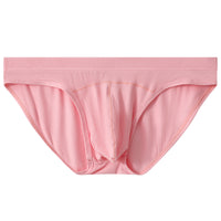 Men's Briefs Convex Low Waist Briefs Breathable Sexy Youth Underwear Solid Color Loose Pants