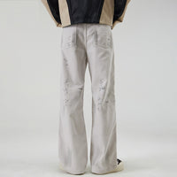American Street Hip Hop Tie-dyed Washed Jeans Men