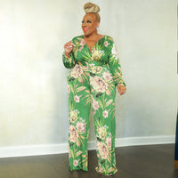 Women's Casual Fashion Printed Jumpsuit