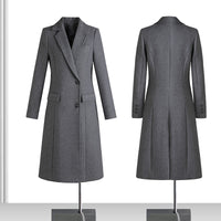 Woolen Coat For Formal Work Attire At Banks Jewelry Stores And Hotel Front Desks