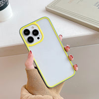 Simple Color Contrast Color Frame Mobile Phone Case