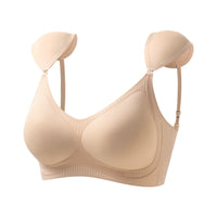 Seamless Invisible Tank-style Bra With A Straight-shoulder Design