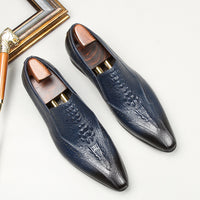 Cowhide Trend Business British Formal Wear Fashion Men's Leather Shoes