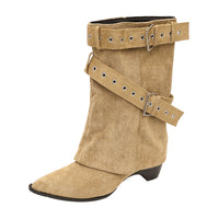 Women's Fashion Pointed-Toe Ankle Boots