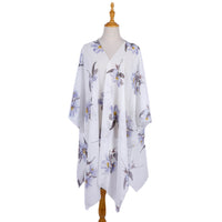 New European And American Pastoral Style Fresh Solid Color Beach Chiffon Blouse