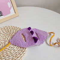 Pet Knitted Hat Little Dinosaur Short Cat
