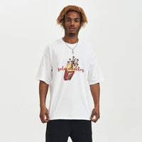 Fashion Personality Short Sleeve Cotton T-shirt Men