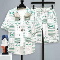 Men's Casual Sports Cool Shorts Two-piece Set