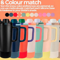 Water Bottle Silicone Sleeve Bottom Non-slip