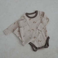 Baby Rompers Bottoming Romper Two-piece Pants Boys And Girls Baby Homewear Children Suit