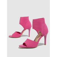 High Heel Knitted Stretch Roman Stiletto Heels