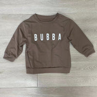 Boys' New Letter Print Pullover Casual Sweater