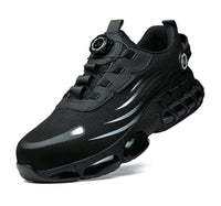 Anti-smash And Anti-puncture Safe Flyknit Work Shoes