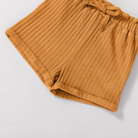Baby Suit Camisole Shorts Sunken Stripe Children's Loungewear