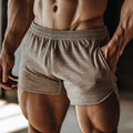 Men's Stretch Rib Knit Sexy Casual Shorts